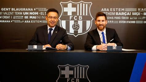 when did messi sign for barcelona